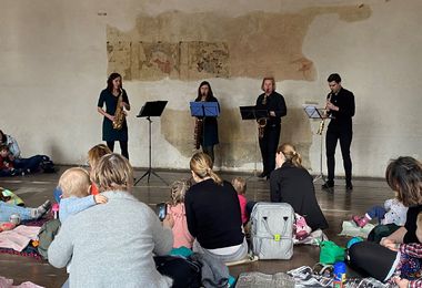 Filharmoniště: Saxofonové kvarteto (s dětmi od 0 do 3 let)