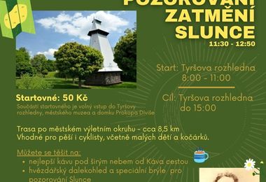 Pochod okolo Žamberka a pozorování zatmění Slunce