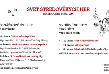 Svět středověkých her - doprovodný program