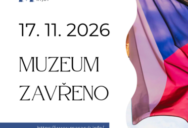 17. 11. 2026 Vlastivědné muzeum Kyjov ZAVŘENO
