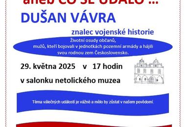 beseda s promítáním - Dušan Vávra Válečná fotografie aneb Co se událo...