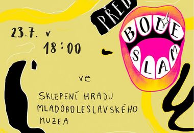 Slam poetry exhibice v hradním sklepení