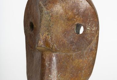 Zbyněk Sekal, Maskovaná maska, 1990, bronz, ZČG